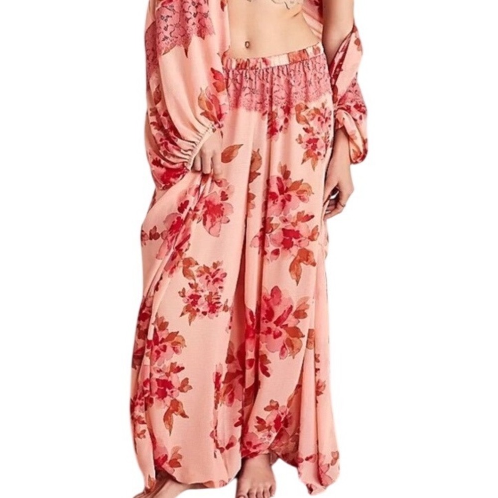 (A56) NEW Intimately Free People Womens Boho Monday Morning Floral Lounge Pants